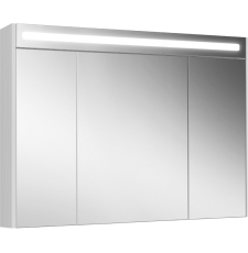 Зеркало-шкаф Belux Бристоль ВШ 110 110x80 с подсветкой, 1 дв., белый глянц. 1