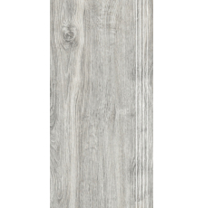 Плитка-керамогранит для ступеней Керамин Ноттингем 2 29.5x60 бордюрная, серый