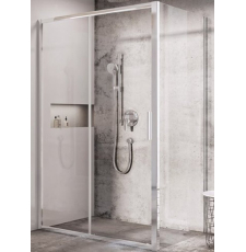 Душевая кабина Ravak Blix Slim BLSDP2-120+BLSPS-80 120x80, транспарент, хром