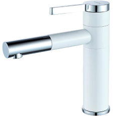 Смеситель для умывальника Ledeme H52 L1152, белый