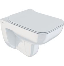 Унитаз Iddis Vibe подвесной, безободк., с крышкой слим микролифт, глянцевый белый