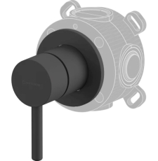 Смеситель для душа Whitecross Y Y1241BL, встраиваемый, 1 функция, матов.черный