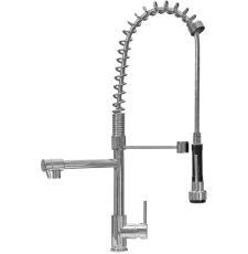 Смеситель для кухни Ahti Kemi KM813020 с гибким изливом, хром