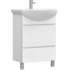 Тумба для умывальника Vigo Wing 600-0-2 60 Балтика напольная, 2 ящ., белый