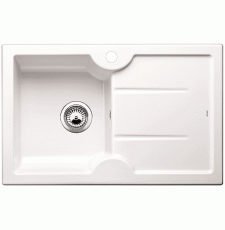 Кухонная мойка врезная Blanco Idessa 45 S 78x50 514497, левая, глянцевая белая Кухонная мойка врезная Blanco Idessa 45 S 78x50 514497, левая, глянцевая белая