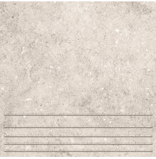Плитка-клинкер для ступеней Керамин Вермонт 1 29.8x29.8, светло-серый