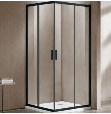 Душевая кабина Vincea Garda VSS-1G 90x90 кв., прозр.\черн.мат.