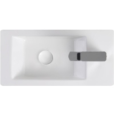 Раковина Aquaceramika Artis 50 настенная, правая, Glossy White