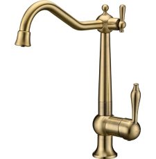 Смеситель для кухни Paulmark Retro Re213226-BR, под фильтр, бронза