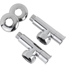 Вентиль Gloss & Reiter угловой колпачковый 1''х1/2'' гайка-штуцер, хром (пара)