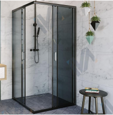 Душевая кабина Iva E4SB90T 90x90 кв., тон.\черн.