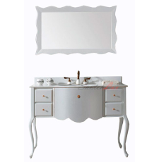 Комплект тумба с умывальником, зеркало Belbagno Angel, с мраморной столешницей