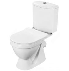 Унитаз Santek Алькор Rimless напольный, 2 режима, с крышкой микролифт слим, горизонтальный выпуск, 1.WH50.1.835