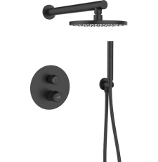 Душевая система Laveo Pretto BAO_701P со смесителем, черный Душевая система Laveo Pretto BAO_701P со смесителем, черный
