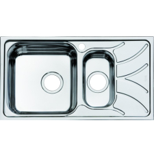 Кухонная мойка врезная Iddis Arro 78x44 ARR78SХi77, 1.5 чаши, левая, шелк Кухонная мойка врезная Iddis Arro 78x44 ARR78SХi77, 1.5 чаши, левая, шелк