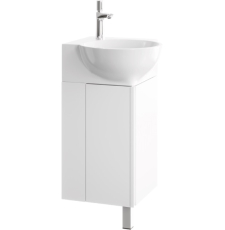 Тумба для умывальника Aqwella Porto 45 Дельта, напольная, угловая, белый