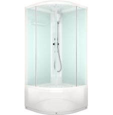 Душевая кабина Domani-Spa Delight 110 high 100x100 сатин-мат. DS01DS110HWM00