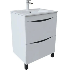 Тумба с умывальником Iddis Cloud 60 напольная