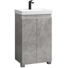 Тумба для умывальника Belux Бостон Н 50 напольная, 1 дв., Бетон Чикаго светло-серый 31