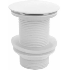 Донный клапан CeramaLux RD002GW без перелива, белый глянец Донный клапан CeramaLux RD002GW без перелива, белый глянец