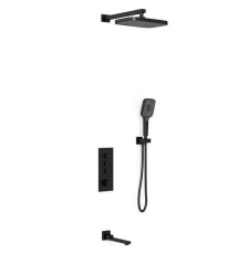 Встроенная душевая система Vincea VSFW-433T1MB, со смесителем, черный