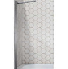 Шторка на ванну Ambassador Bath Screens 80x140 неподв., прозр.\хр. Шторка на ванну Ambassador Bath Screens 80x140 неподв., прозр.\хр.