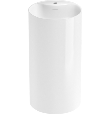 Раковина Wellsee Chalice Perfection 45 напольная, с отв., глянц. белый