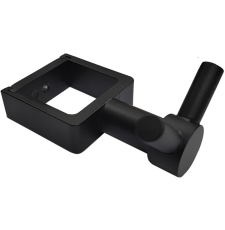 Крючок для полотенцесушителя Ростела Luxon KV BKP06Ral9005 30x30 мм разъемный, квадратный, двойной, черный