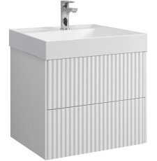Тумба для умывальника Belux Сиртаки НП 60-02 подвесная, 2 ящ., белый глянц. 1