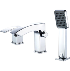 Смеситель на борт ванны Ledeme H98 L1198 врезной, на 3 отверстия, с лейкой