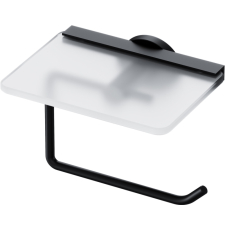 Держатель для туалетной бумаги AM.PM Joy A85A341522 с полкой, черный