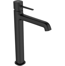Смеситель для умывальника Laveo Pola BAP_72ND, отдельностоящий, с клапаном, черный