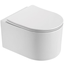 Унитаз UnicoPureza Forte Rimless подвесной, с крышкой Slim Soft-close, белый глянцевый