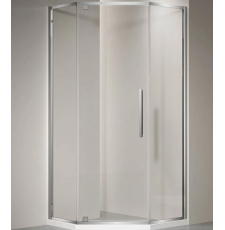 Душевая кабина Veconi RV-35 90x90, пятиуг., прозр.\хр. Душевая кабина Veconi RV-35 90x90, пятиуг., прозр.\хр.