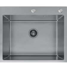 Мойка для кухни Axus 60x50, под столешницу, сатин, LS-6050S