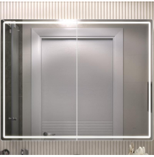 Зеркало-шкаф Vigo Geometry Classic 1000 99.6x79 с подсветкой LED, сенсор, датчик