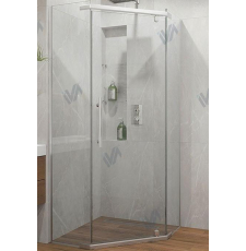 Душевая кабина Iva E1PC100C 100x100 пят., прозр.\сатин, универс.