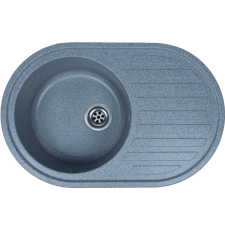Мойка для кухни GranRus GR-770 77x50, врезная, темно-серый