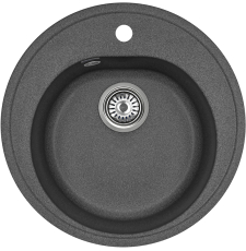 Мойка для кухни Gran-Stone GS-02 50.5x50.5 врезная, темно-серый 309 Мойка для кухни Gran-Stone GS-02 50.5x50.5 врезная, темно-серый 309