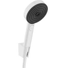 Душевая лейка Hansgrohe Pulsify 105 3jet Porter 24302700 со шлангом и держателем, белый Душевая лейка Hansgrohe Pulsify 105 3jet Porter 24302700 со шлангом и держателем, белый