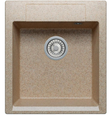 Мойка для кухни Polygran Argo-560 56x51 врезная, песочный 302 Мойка для кухни Polygran Argo-560 56x51 врезная, песочный 302