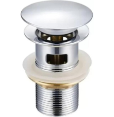 Донный клапан Axus dk01cp с переливом, хром