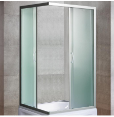 Душевая кабина River Morava XL 120/80/24 MT 120x80, прям., мат.\мат. хр.