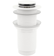 Донный клапан Wellsee Drainage System 182138000 без перелива, матовый белый Донный клапан Wellsee Drainage System 182138000 без перелива, матовый белый