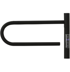 Полотенцесушитель Gloss & Reiter SMART E2.L.39x25.R1.Таймер. Myap чёрный электрический