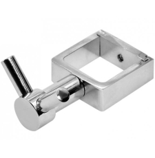 Крючок для полотенцесушителя Ростела Luxon KV BKP06 30x30 мм разъемный, двойной, квадратный, хром