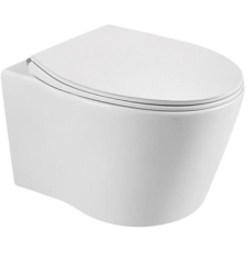 Унитаз UnicoPureza Elit Rimless подвесной, с крышкой Slim Soft-close, белый глянцевый