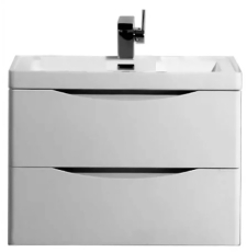 Тумба для умывальника BelBagno Ancona-N 80, подвесная, Bianco Lucido