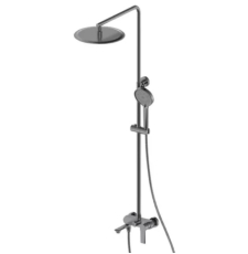 Душевая стойка Vivi Felice 8060 G Gun Metal со смесителем, вороненная сталь