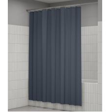Текстильная шторка для ванны Iddis Base 180x200, серый